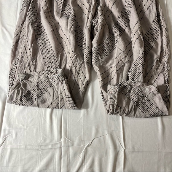 Free People Once Upon Yarn Dye Harem Pants in light pink S Boho Beach Barrel - Picture 8 of 10